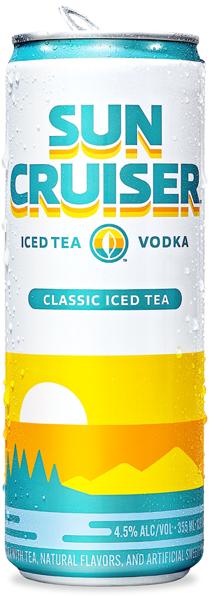 Can of Sun Cruiser Classic Iced Tea Vodka