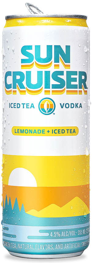 Can of Sun Cruiser Lemonade + Iced Tea