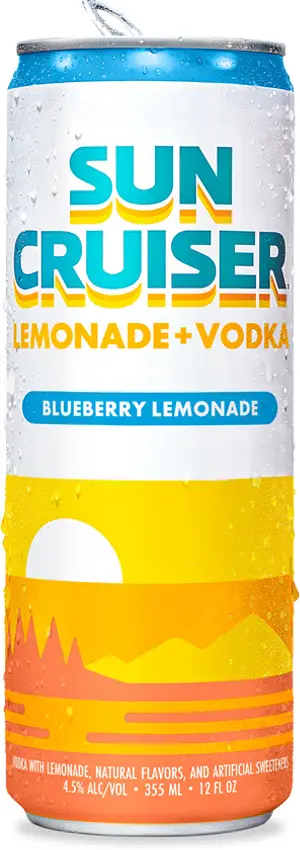 Can of Sun Cruiser Blueberry Lemonade