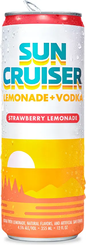 Can of Sun Cruiser Strawberry Lemonade