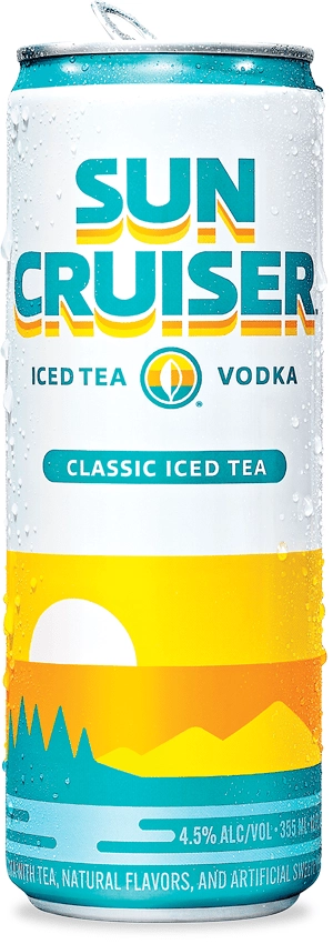 Can of Sun Cruiser Classic Iced Tea Vodka