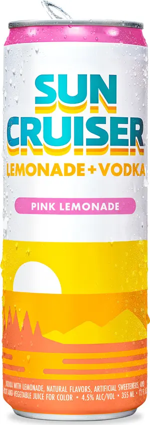 Can of Sun Cruiser Pink Lemonade