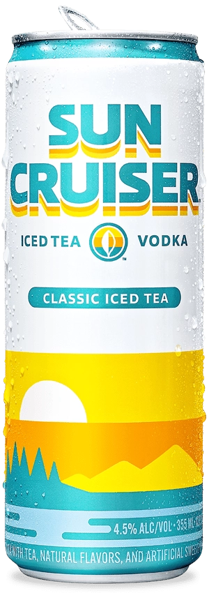 Can of Sun Cruiser Classic Iced Tea Vodka