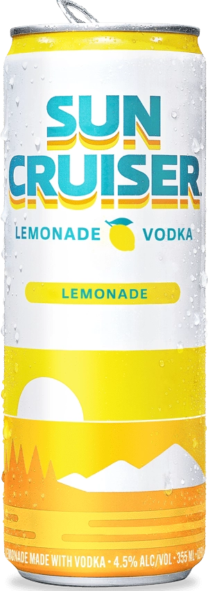 Can of Sun Cruiser Classic Lemonade Vodka