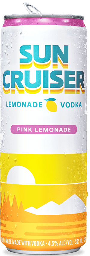 Can of Sun Cruiser Pink Lemonade