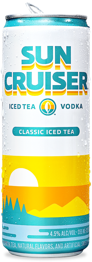 Can of Sun Cruiser Classic Iced Tea Vodka