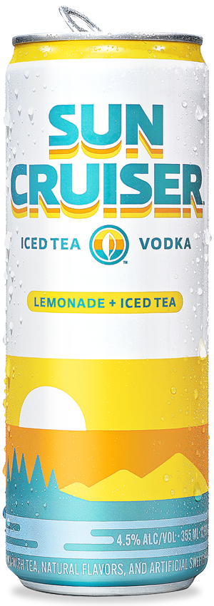 Can of Sun Cruiser Lemonade + Iced Tea