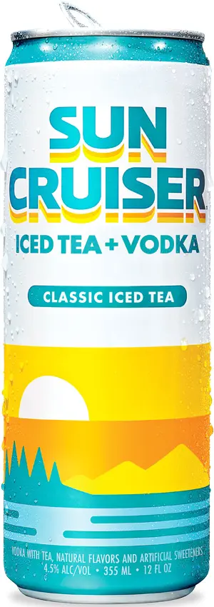 Can of Sun Cruiser Classic Iced Tea Vodka